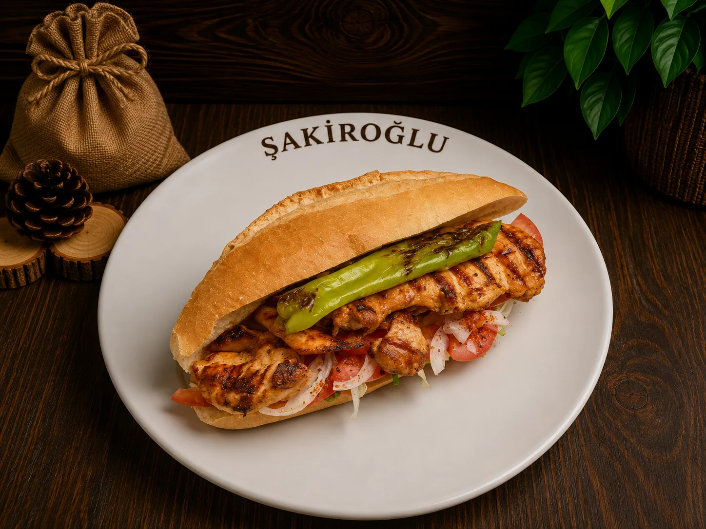 Ekmek Arası Izgara Tavuk — Şakiroğlu Restoran Konya